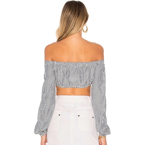 X REVOLVE Backstage Pass Top in Off White - Picture 2 of 4